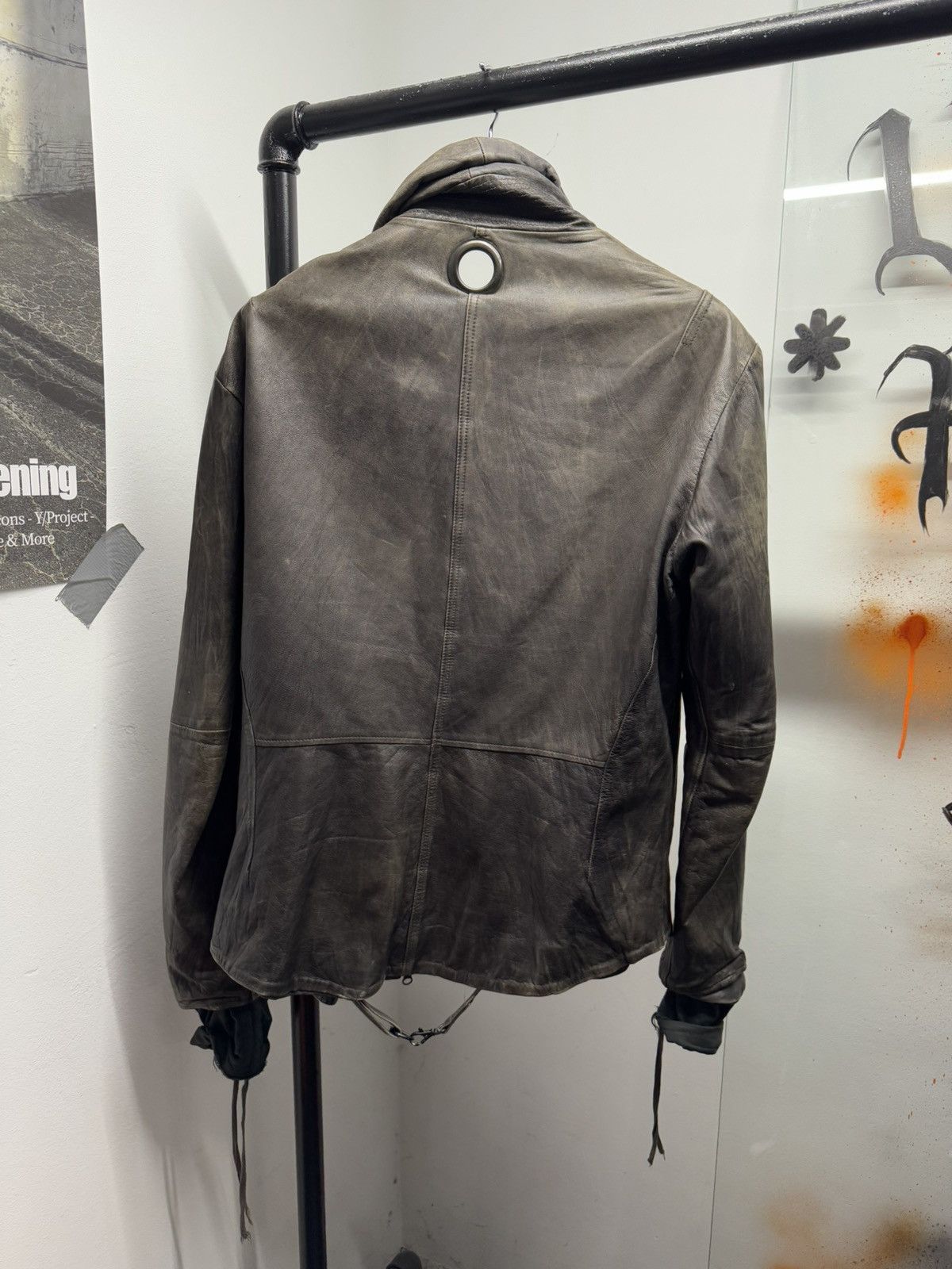 Delusion Delusion - Rare Leather Jacket Size US XL / EU 56 / 4 - 2 Thumbnail