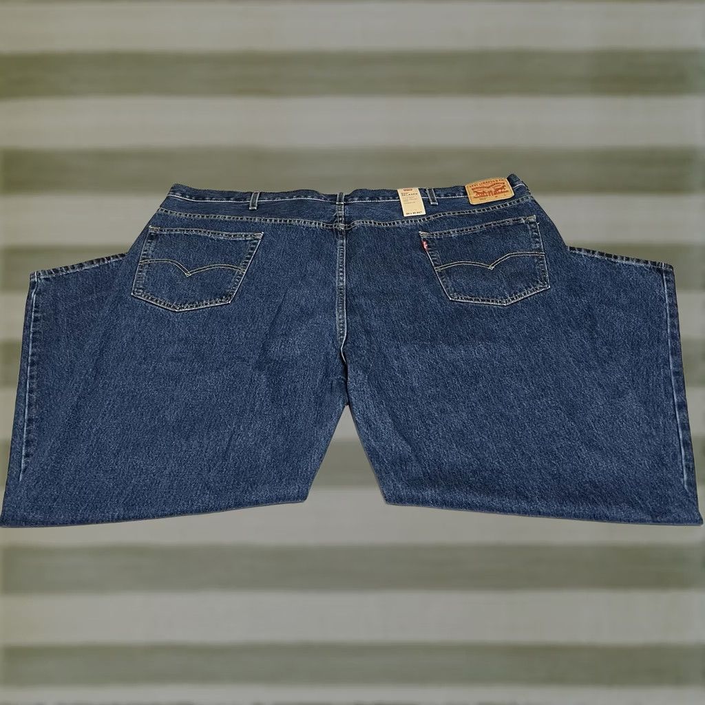 Levi's VINTAGE Levis 550 Jeans Mens 54x30 Blue Relaxed Fit Tapered Big & Tall Denim NWT Size US 38 / EU 54 - 1 Thumbnail