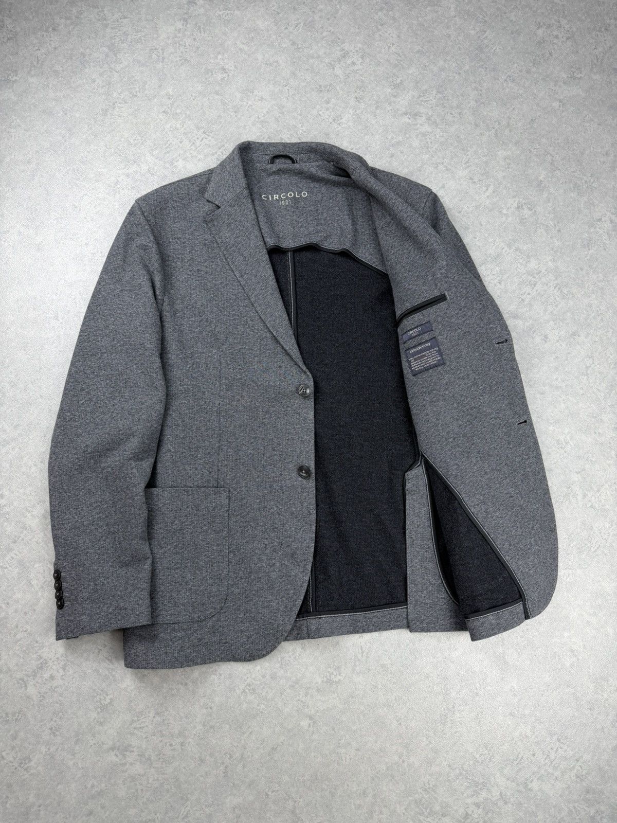 Circolo 1901 Circolo 1901 Grey Jersey Blazer Jacket Size 56 Size 46R - 9 Thumbnail