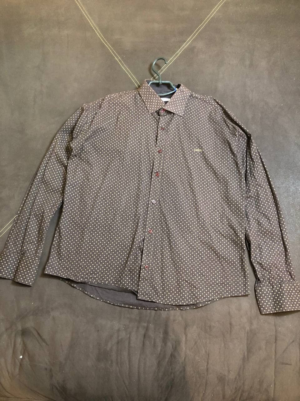 Kenzo Kenzo Men's Long Sleeves Button Down Shirt Size US XL / EU 56 / 4 - 1 Thumbnail
