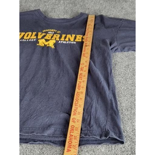 NCAA Michigan Wolverines NCAA Tshirt Men Sz M Blue Yellow College Size US M / EU 48-50 / 2 - 3 Thumbnail