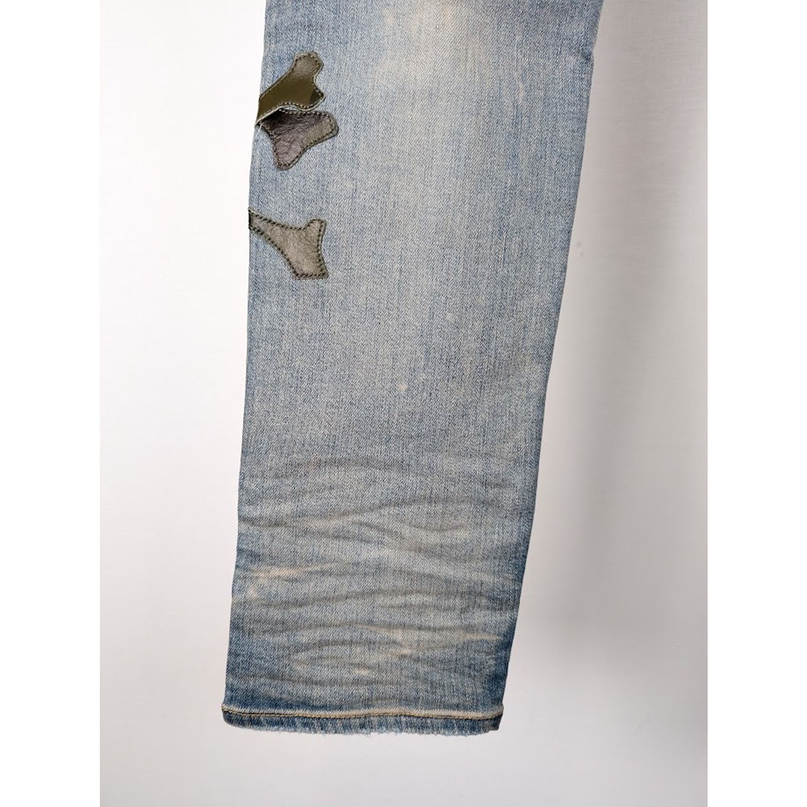 Amiri o1rshd1 Camo Bones Jeans in Clay Indigo Size US 29 - 15 Thumbnail