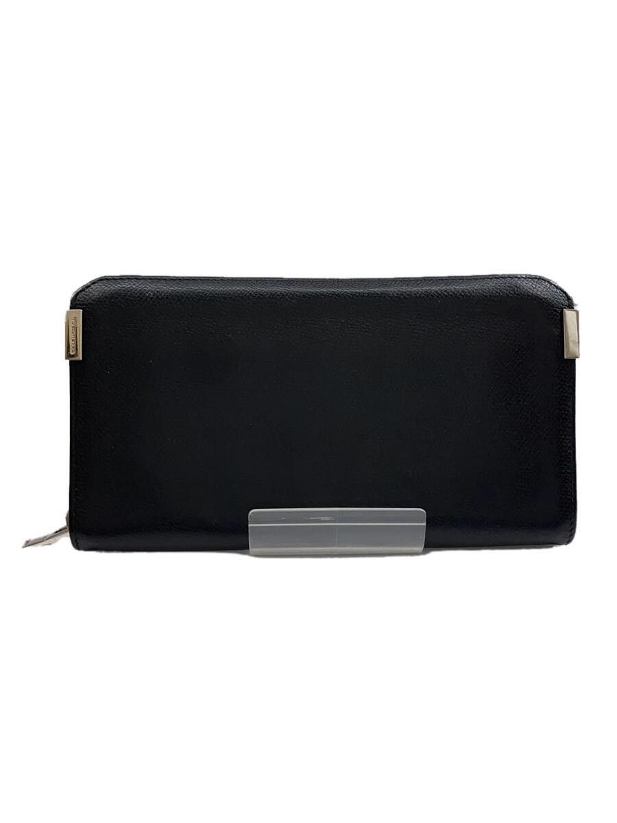 Balenciaga Balenciaga Leather Long Wallet Black Size ONE SIZE - 1 Thumbnail