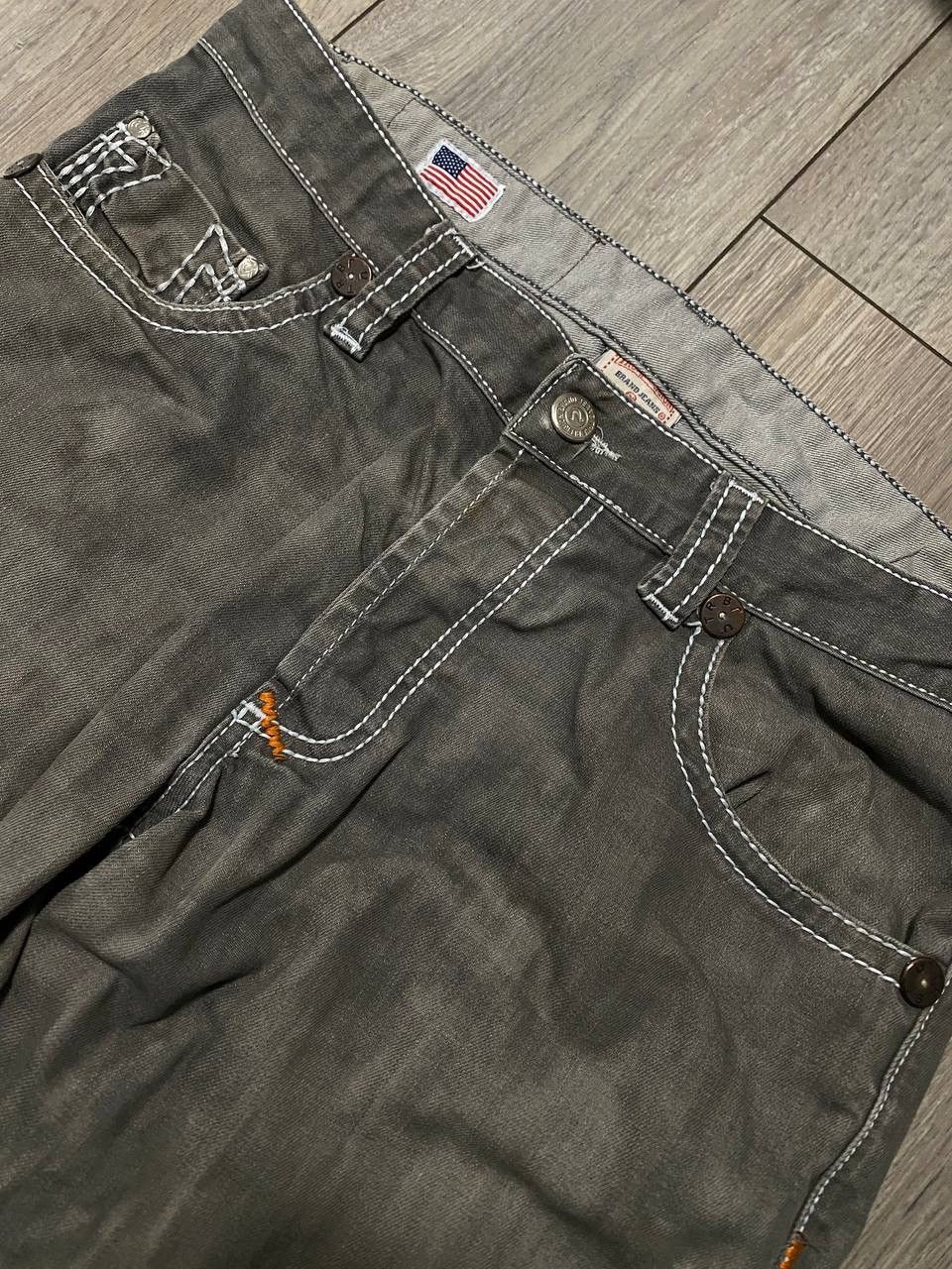 True Religion Vintage True Religion Denim Jeans Gray Fade Big Logo 32 Y2K Size US 32 / EU 48 - 5 Thumbnail