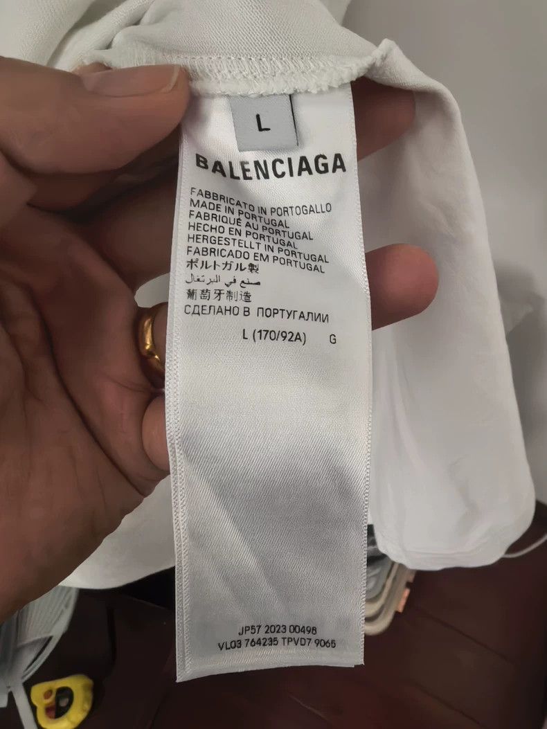 Balenciaga Balenciaga Balenciaga 3B Sports Icon Short Sleeve TShirt - Size US L / EU 52-54 / 3 - 5 Thumbnail