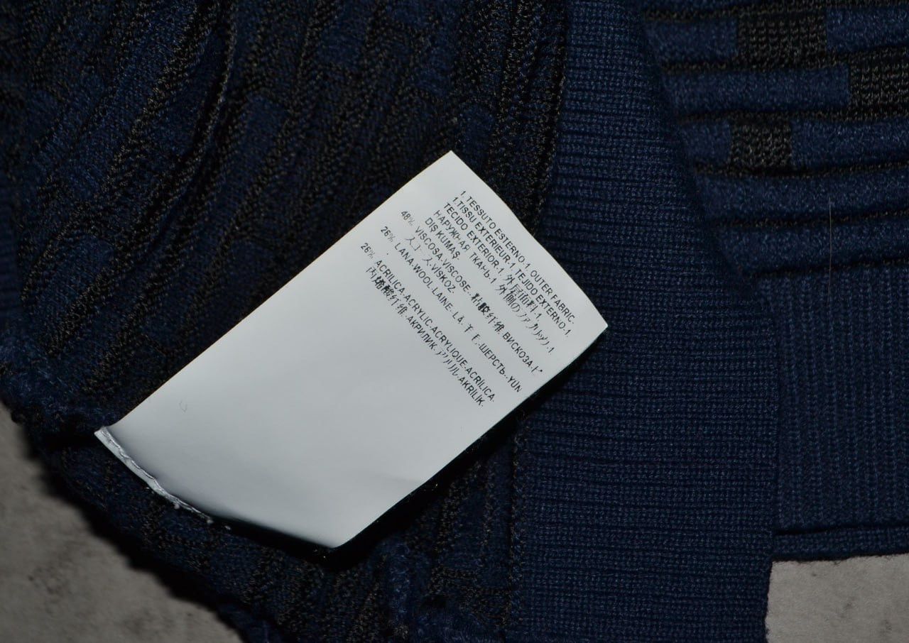 Versace Versace collection Sweater Cardigan V-Neck Blue Size M Size US M / EU 48-50 / 2 - 9 Thumbnail