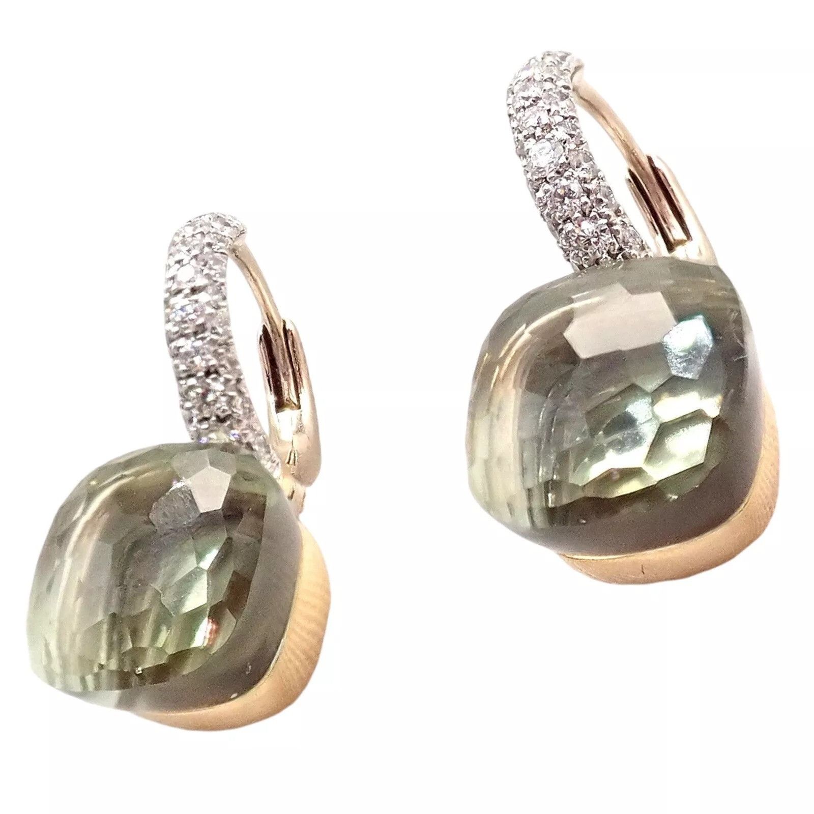 Pomellato Pomellato Nudo 18k Diamond Prasiolite Earrings Size ONE SIZE - 7 Thumbnail