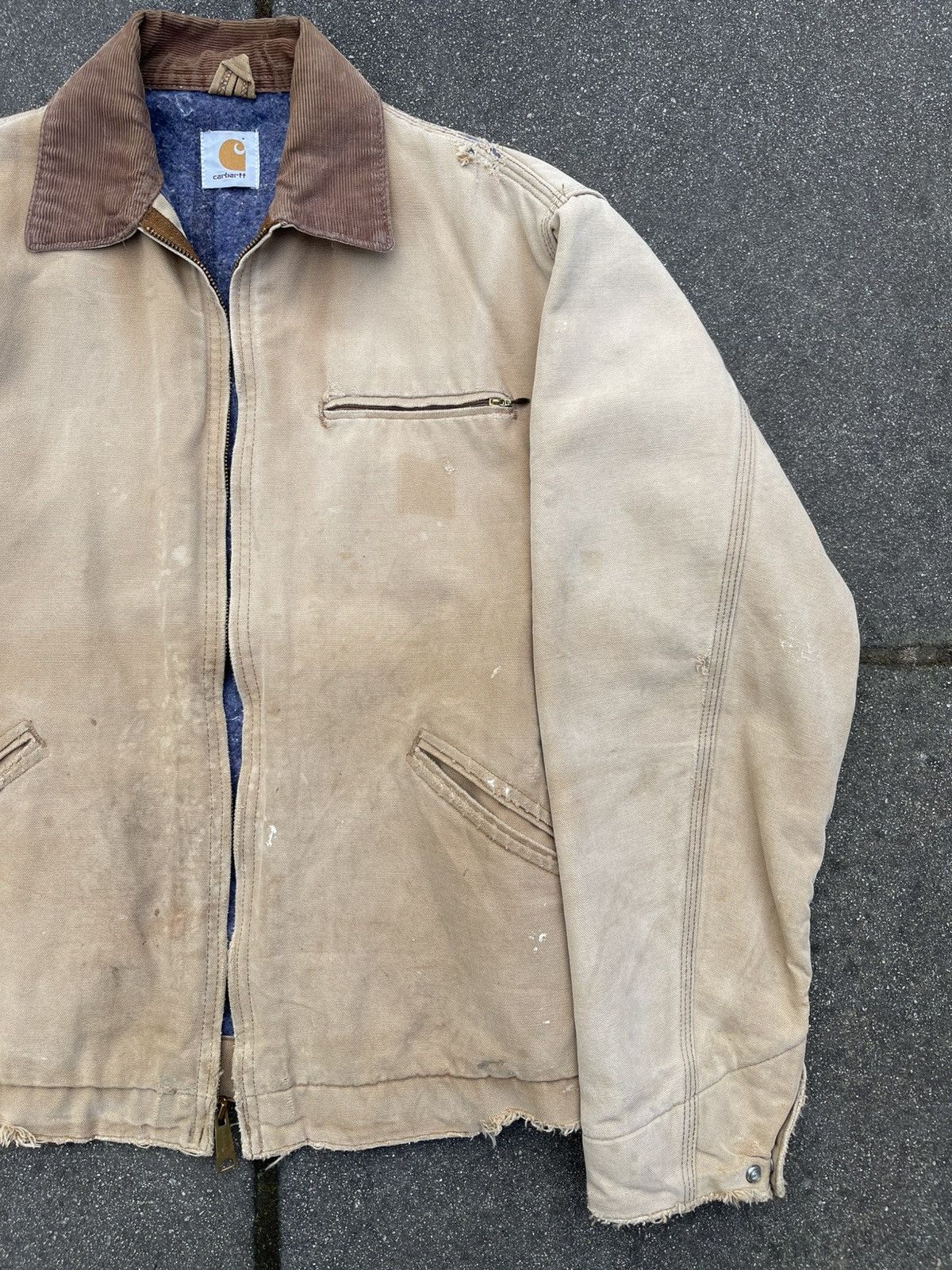 Carhartt Vintage Carhartt Sun faded Painter Distressed Detroit Jacket Size US L / EU 52-54 / 3 - 2 Thumbnail