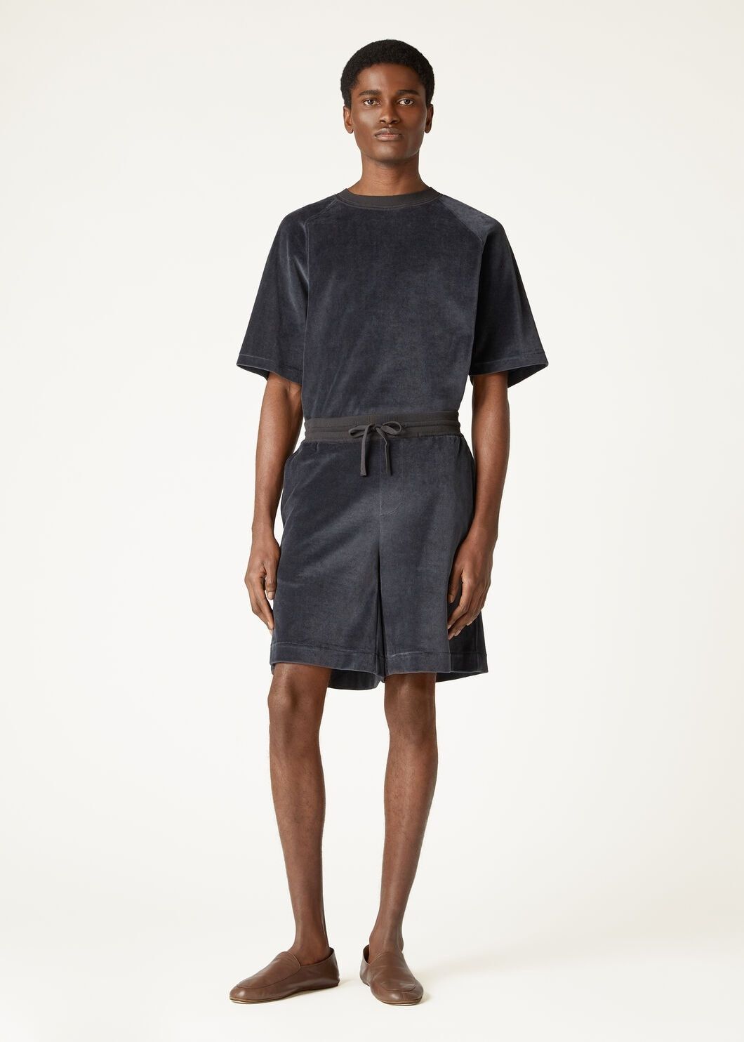 Loro Piana o1w1db10725 FAO5388 Duggia Bermuda Short in Dark Grey Size US 28 / EU 44 - 2 Thumbnail