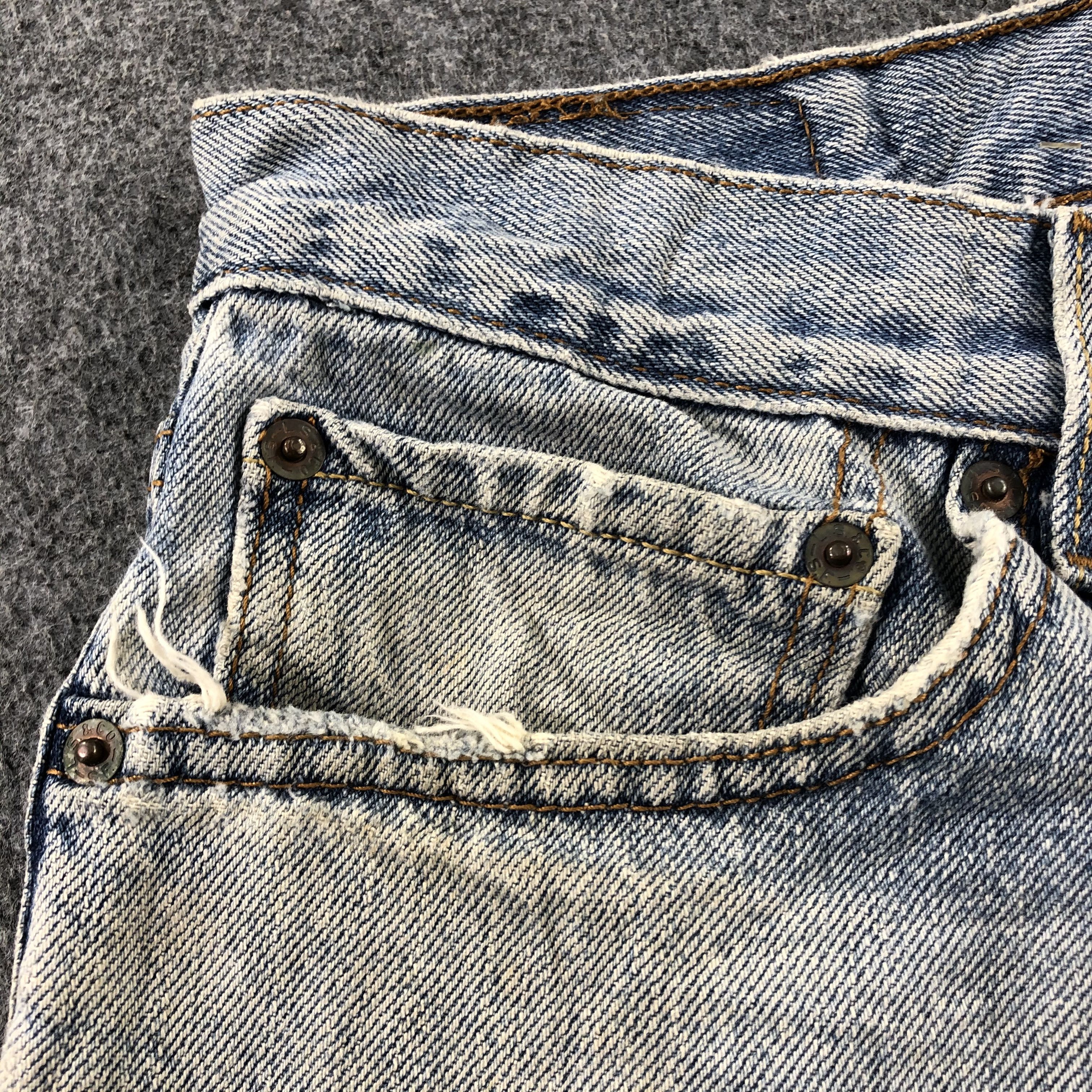 Levi's Vintage Blue Wash Levis 550 Jeans-J2358 Size US 32 / EU 48 - 10 Thumbnail