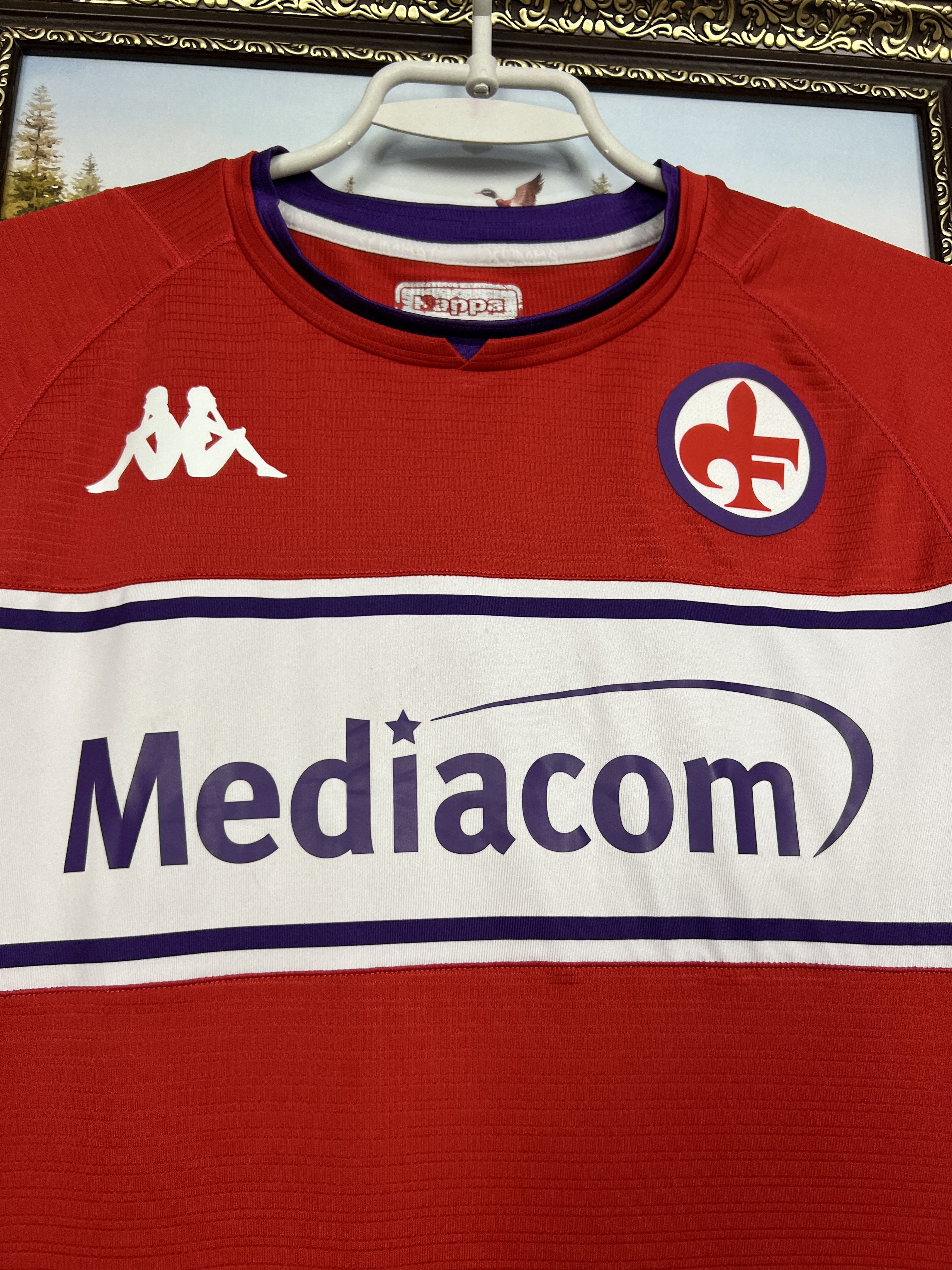 Kappa Fiorentina football shirt 2022 Soccer Kappa Maglia Jersey Size US M / EU 48-50 / 2 - 3 Thumbnail