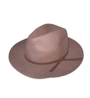 House of Harlow 100% Wool Fedora Hat - Dusty Mauve House of Harlow 1960 Size ONE SIZE - 6 Thumbnail