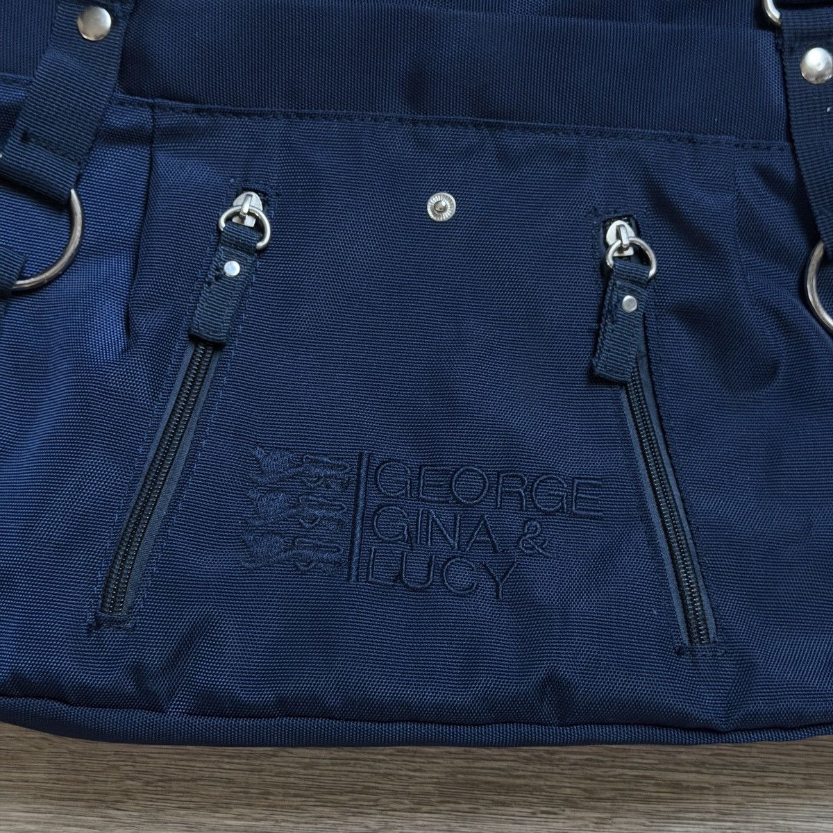 George Gina & Lucy George Gina Lucy GGL Shoulder Vintage Bag Blue Navy Size ONE SIZE - 4 Thumbnail