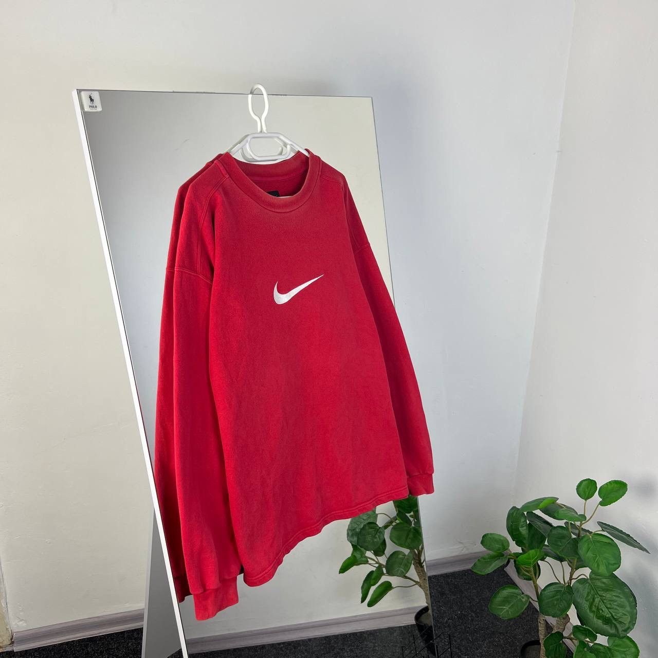 Nike Vintage Y2K Nike Big Swoosh Logo Oversized Sweatshirt Size US XL / EU 56 / 4 - 1 Thumbnail