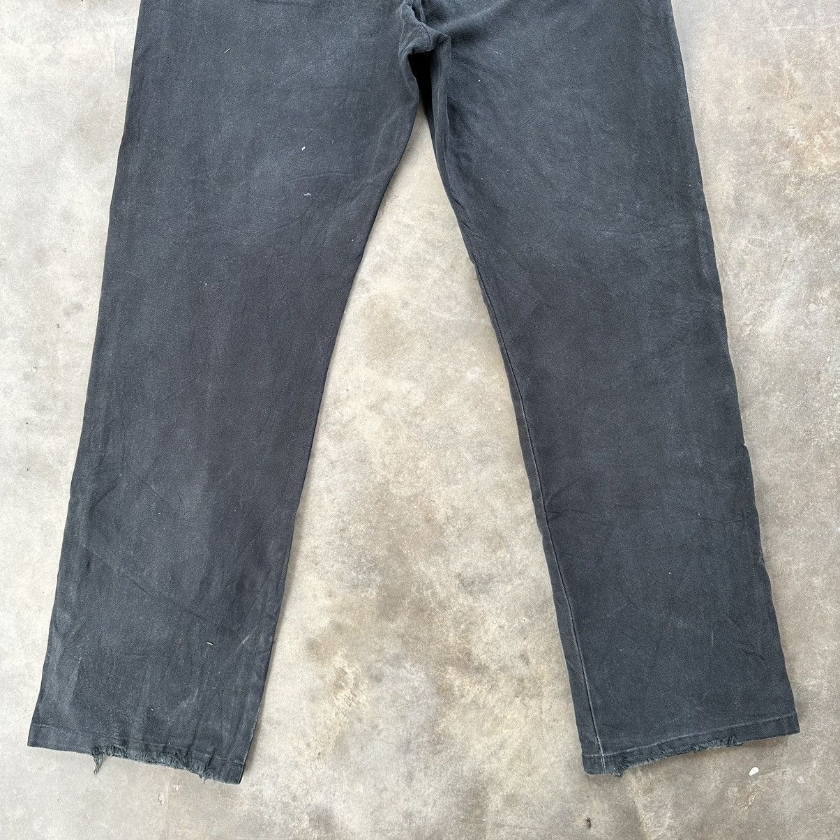 Japanese Brand Vintage Japanese Black Distressed Casual Trousers Pants Size US 32 / EU 48 - 11 Thumbnail