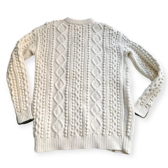 3.1 Phillip Lim 3.1 Phillip Lim cotton blend cable knit side zip sweater, Si Size XS / US 0-2 / IT 36-38 - 4 Thumbnail