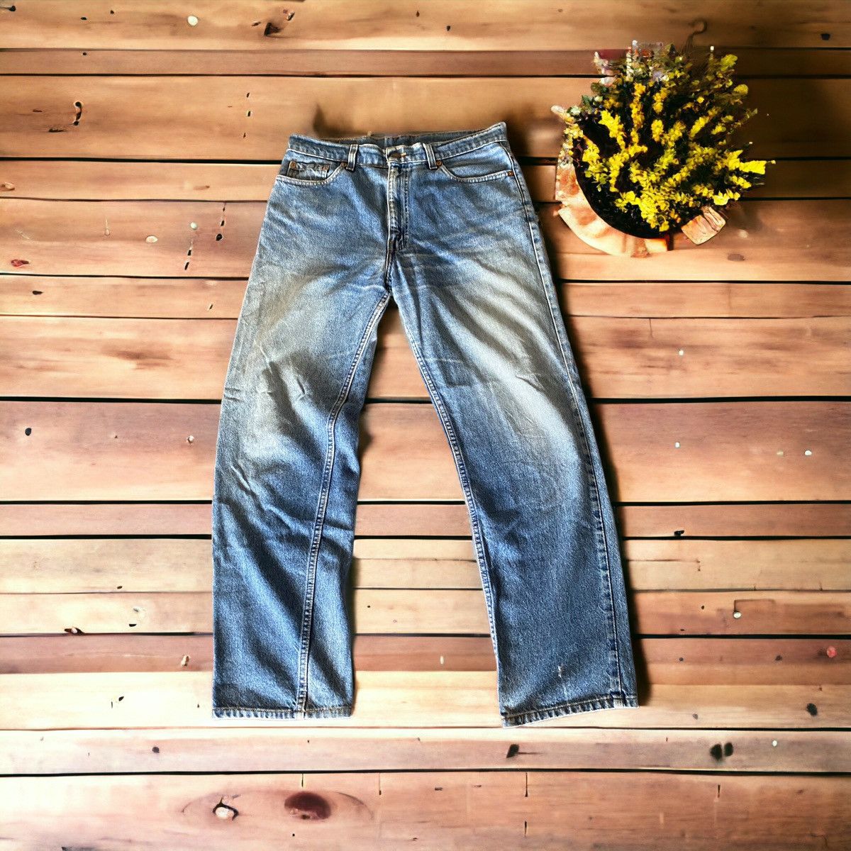Levi's × Vintage 🔥VERYRARE🔥🔥Vintage Levi’s Distressed Denim Size US 33 - 1 Thumbnail