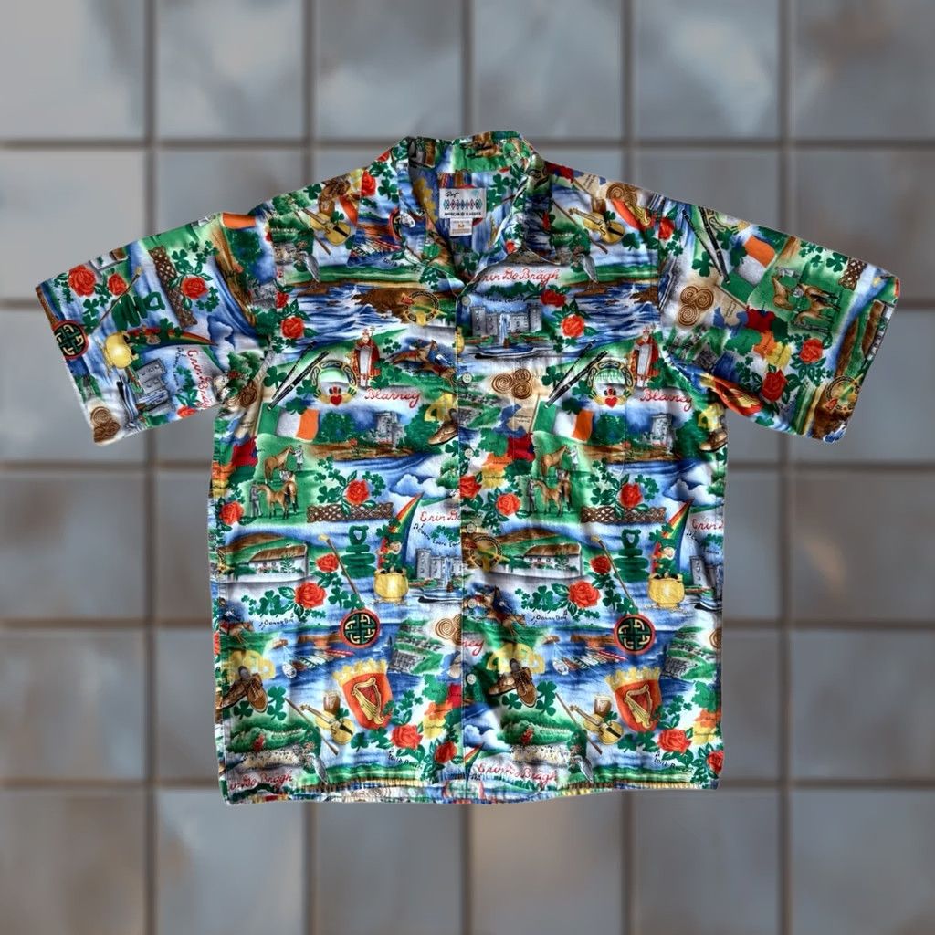 Reyn Spooner Reyn Spooner St Patricks Day Shirt Multicolor Ireland Irish Short Sleeve Party M Size US M / EU 48-50 / 2 - 1 Thumbnail