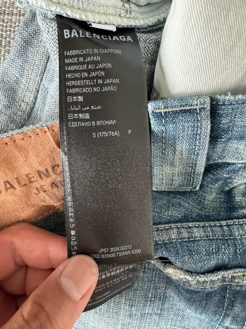 Balenciaga Balenciaga size S Denim Shorts Armor Denim Pants Size US 27 - 4 Thumbnail