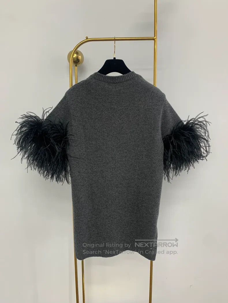 Valentino Valentino Ostrich wool patchwork wool knitwear Size S / US 4 / IT 40 - 3 Thumbnail