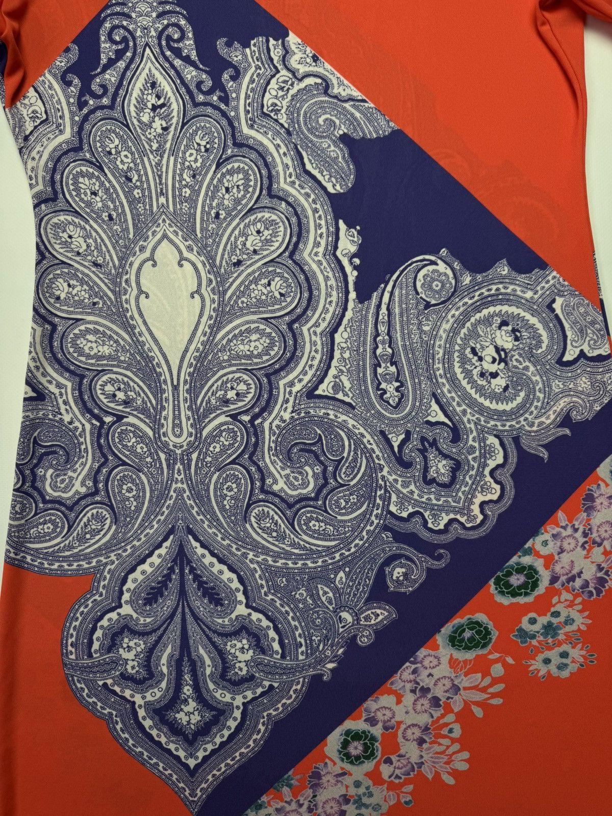 Etro Etro Milano Iconic Paisley Print Silk-Blend Dress - Size M Size M / US 6-8 / IT 42-44 - 2 Thumbnail