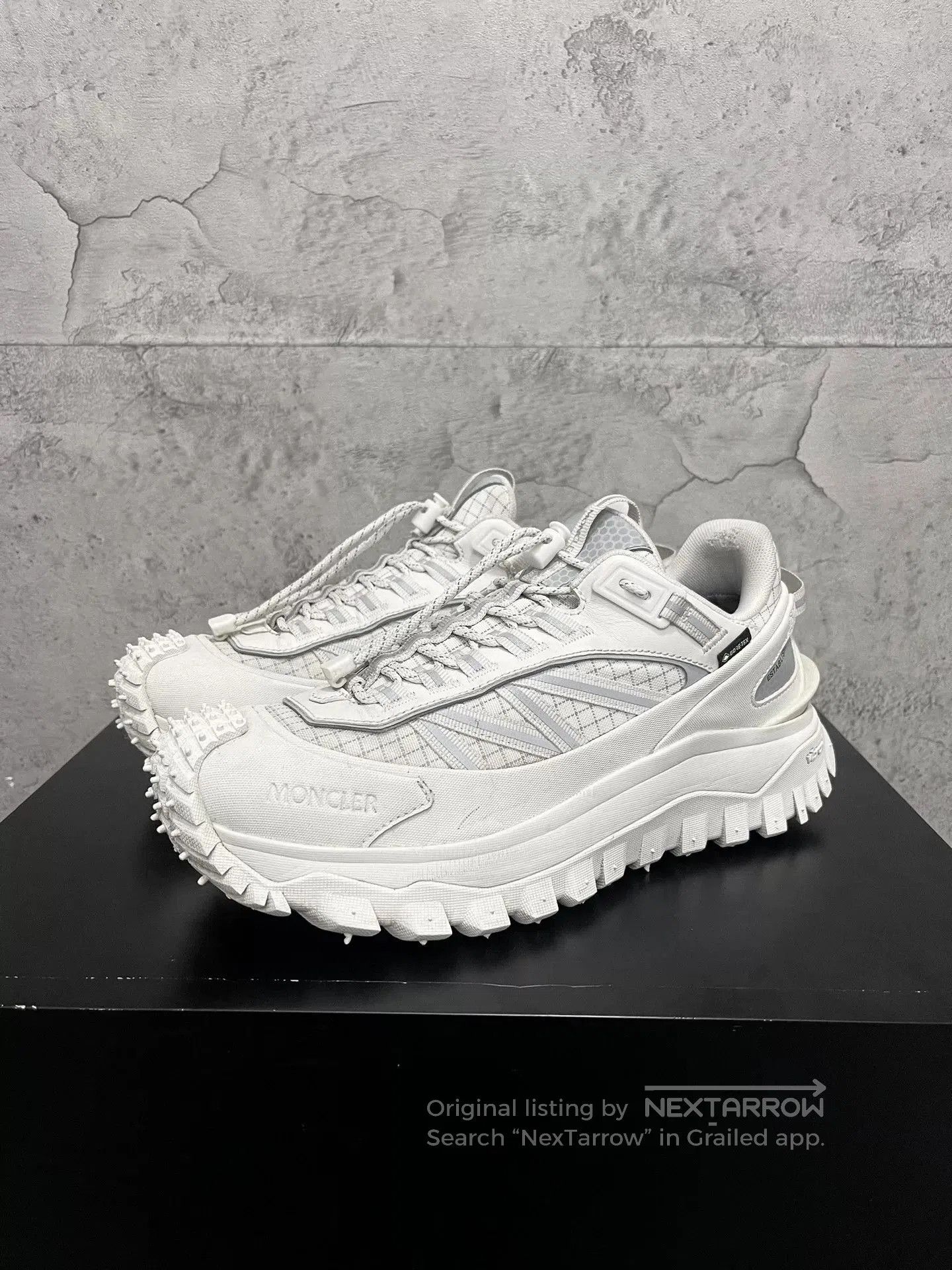 Moncler Moncler Trailgrip GTX White Hiking Shoes. Size US 7 / EU 40 - 1 Thumbnail