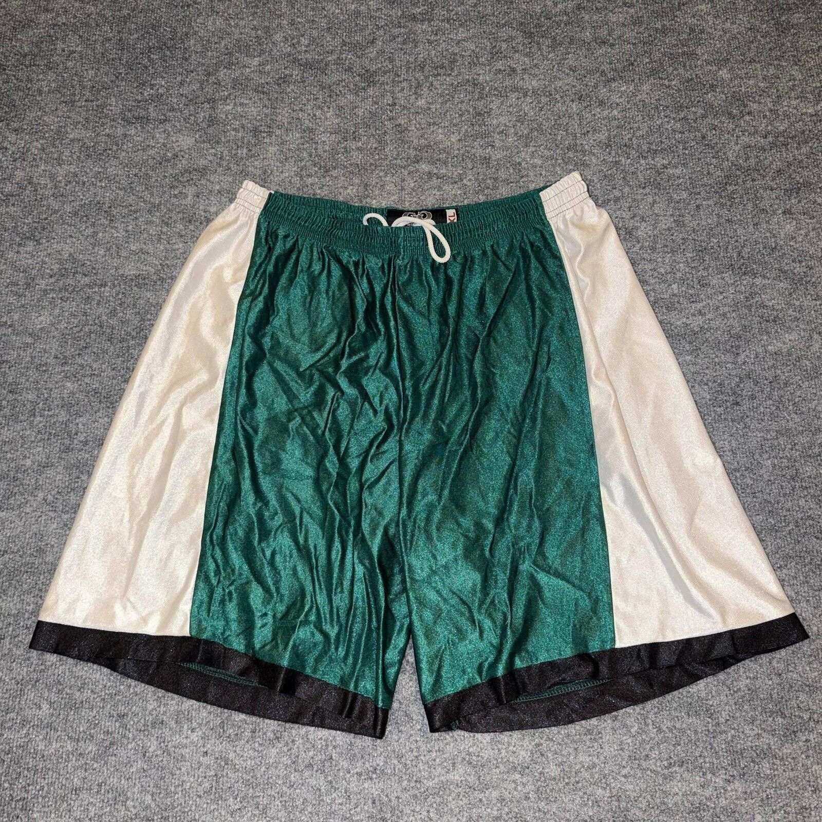 Nike Game Gear Silky Green Dazzle Baggy Hoop Shorts Mens MD Size US 32 / EU 48 - 1 Thumbnail