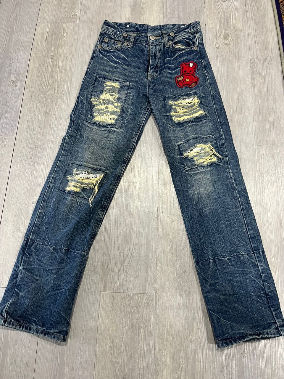 Hysteric Glamour Vintage JEANS BEAR Distressed Denim Size US 28 / EU 44 - 2 Thumbnail