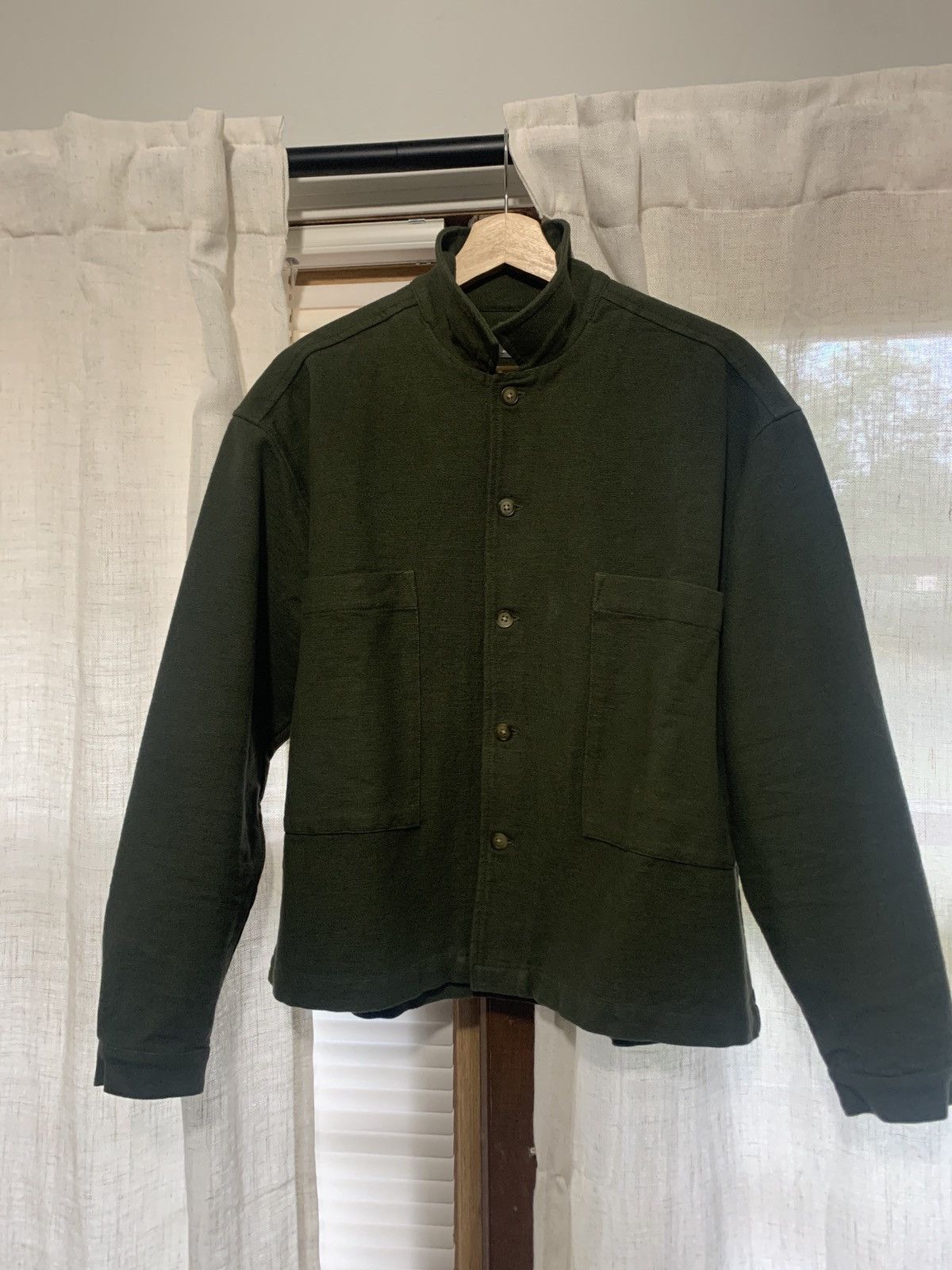 18 East 18 East Sam Shirt Jacket - Rifle Green Size US S / EU 44-46 / 1 - 6 Thumbnail