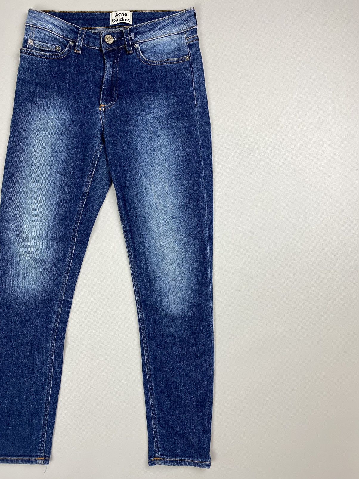 Acne Studios Acne Studios Skin 5 Used Blue ladies denim jeans Size 24" / US 00 / IT 34 - 3 Thumbnail