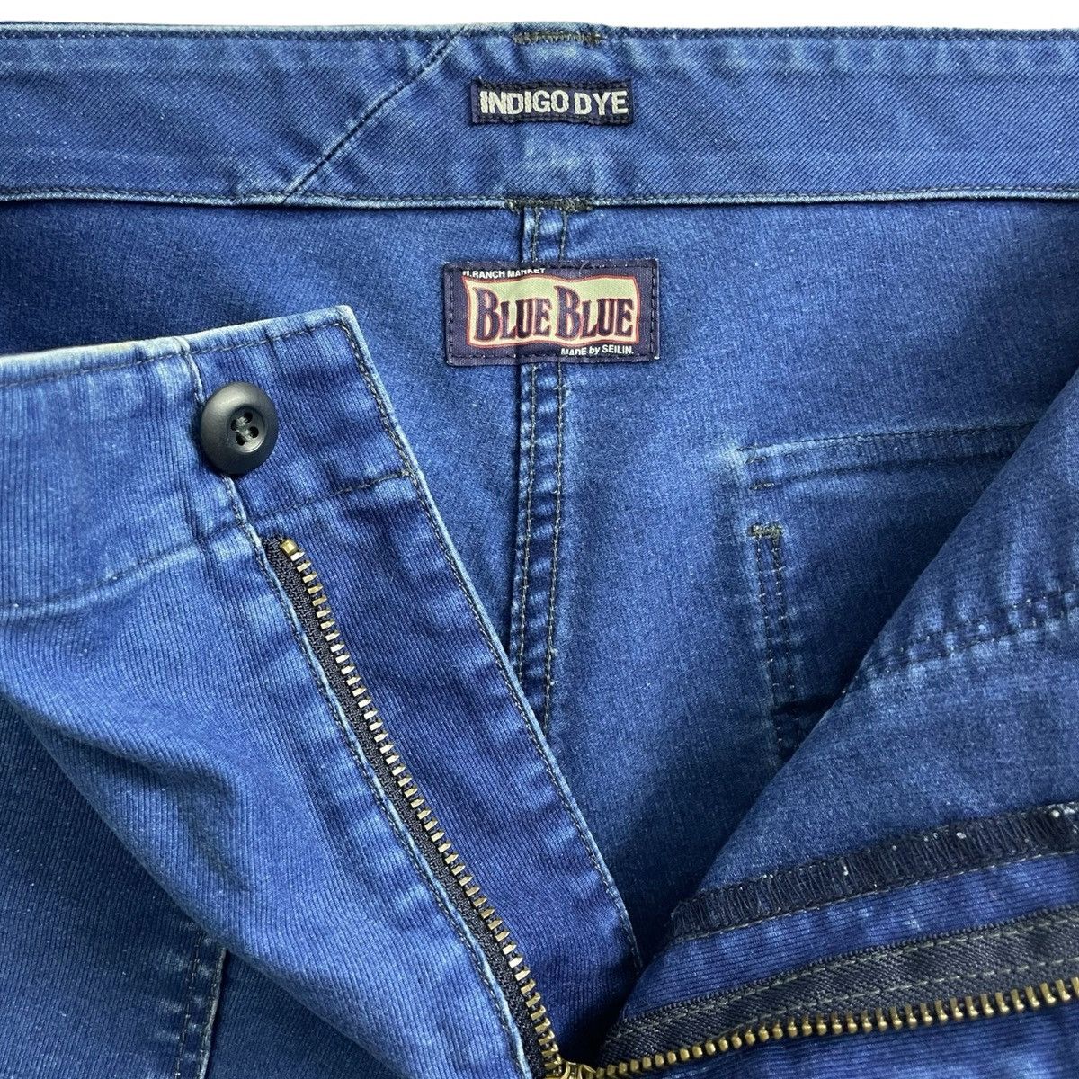 Blue Blue Japan RARE Blue Blue Japan Baker Pants Size US 33 - 3 Thumbnail