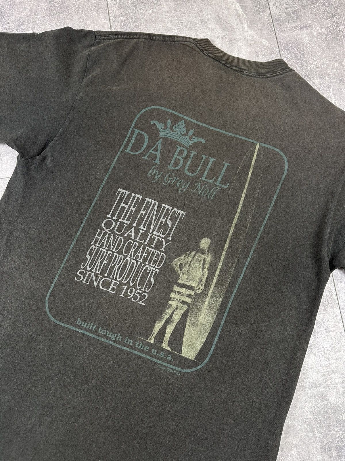 Jerzees Da Bull By Greg Noll 1995 Surf T-Shirt Size US L / EU 52-54 / 3 - 2 Thumbnail