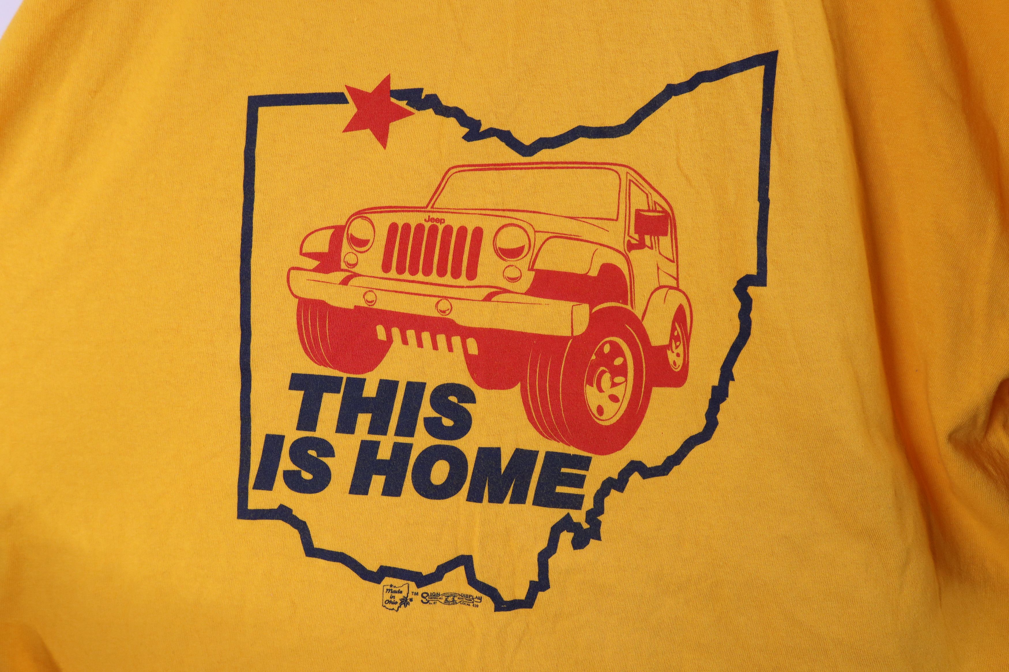 Vintage Vintage 90s Union Made This Is Home Toledo Ohio T-Shirt USA Size US XXL / EU 58 / 5 - 4 Thumbnail
