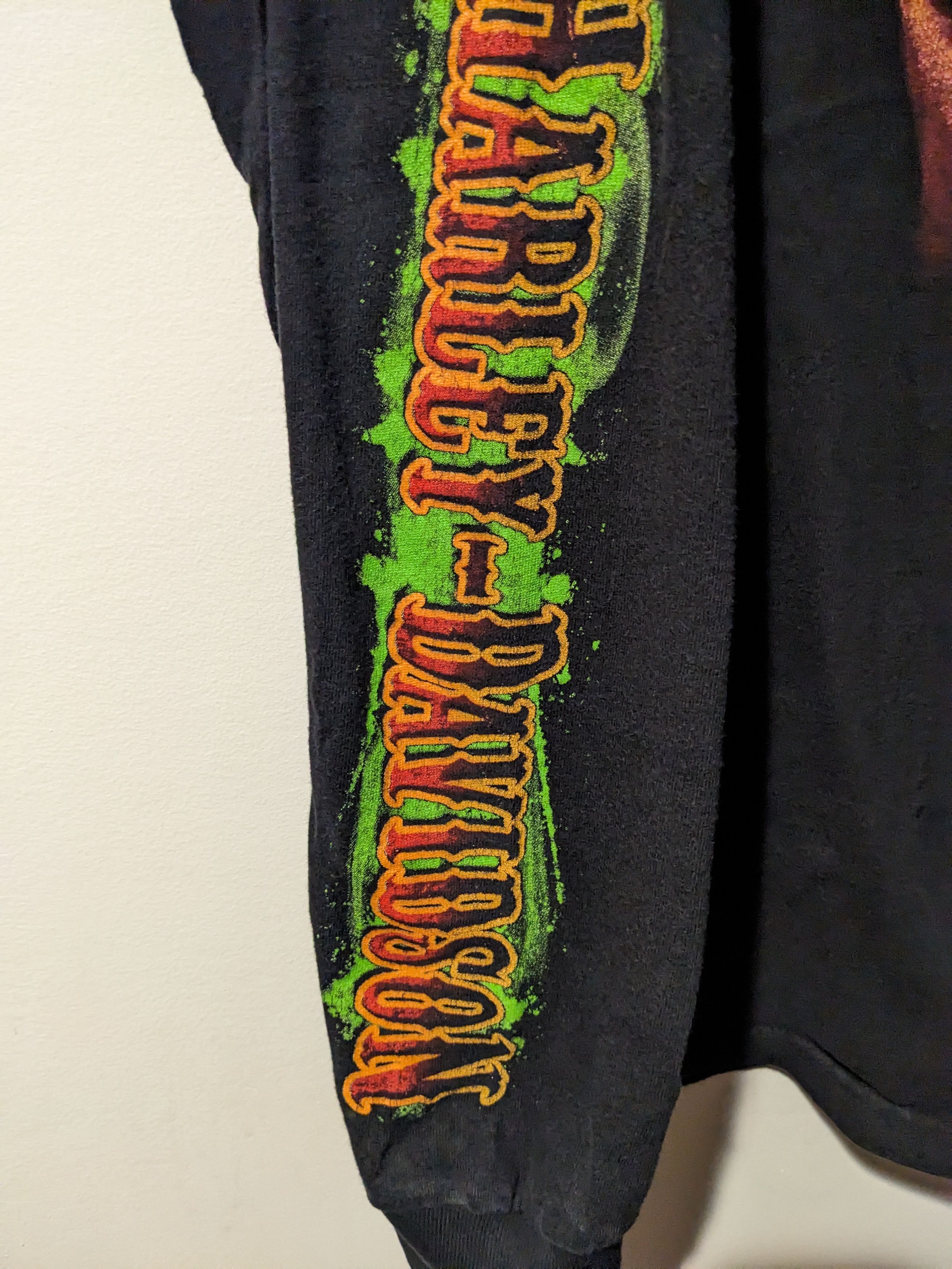 Harley Davidson Vintage 2013 Harley Davidson Motorcycle Clown Long-Sleeve Size US XL / EU 56 / 4 - 4 Thumbnail