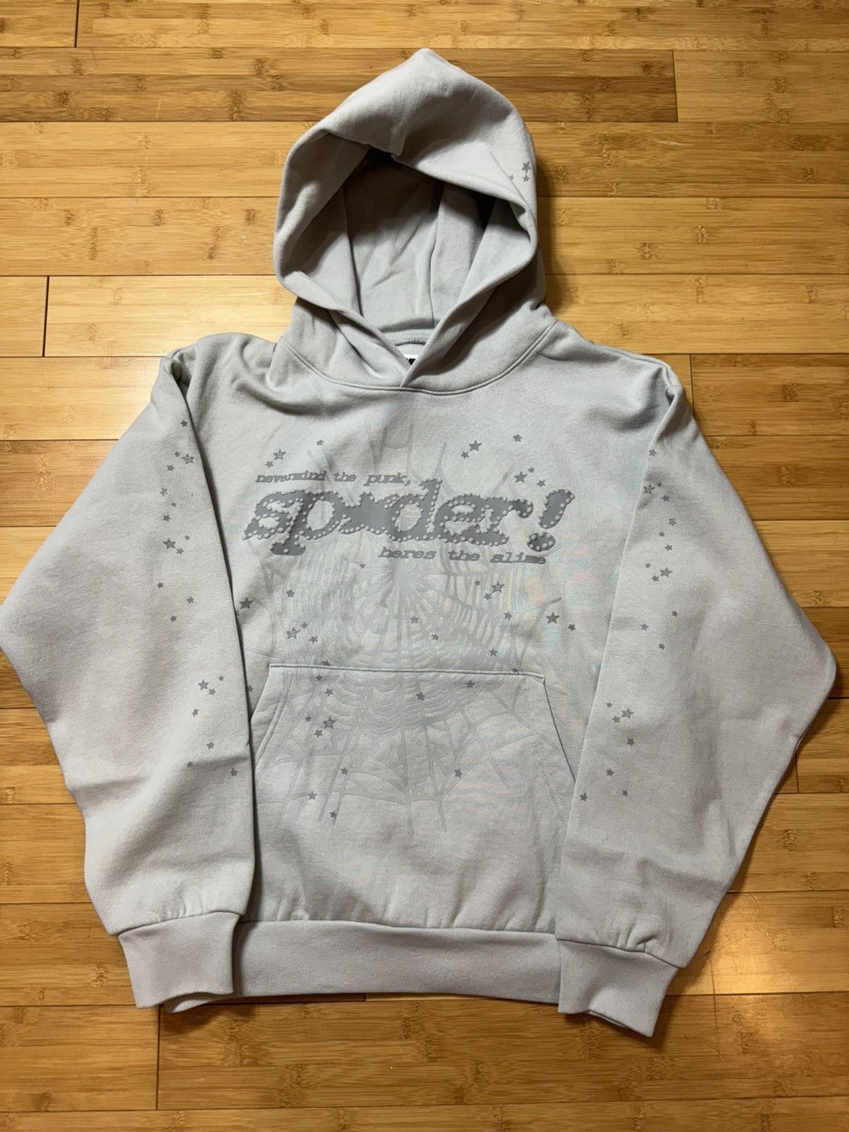 Sp5der Sp5der Souvenir Hoodie Grey | Grailed