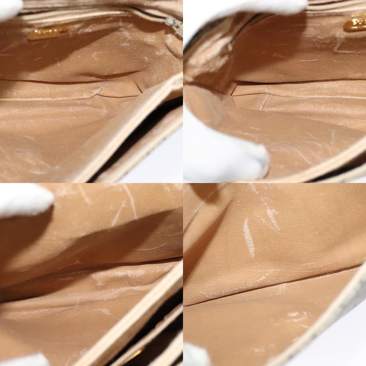 Gucci GUCCI GG Plus Supreme Shoulder Bag Pvc Beige Gold Size ONE SIZE - 12 Thumbnail