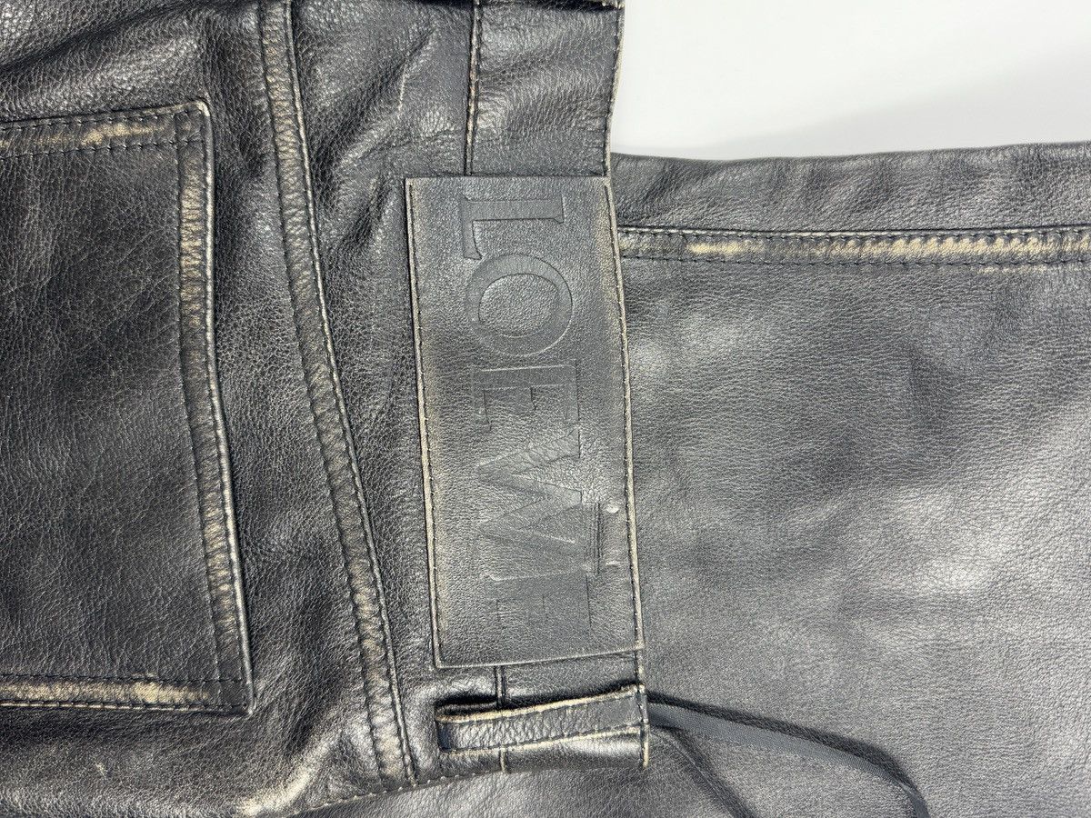 Loewe LEATHER PANTS Size US 34 / EU 50 - 3 Thumbnail
