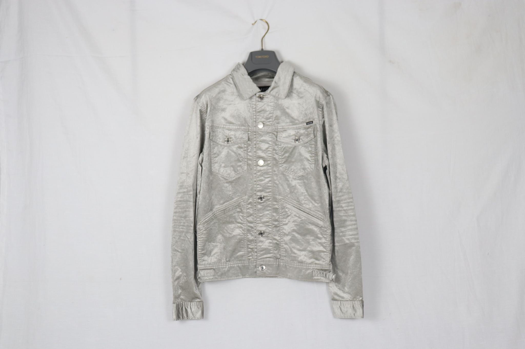 Tom Ford o1rshd Classic Denim Jacket in Grey Size US M / EU 48-50 / 2 - 2 Thumbnail
