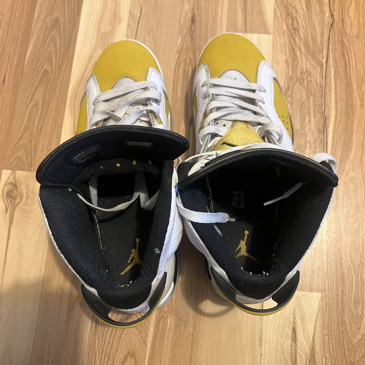 Jordan Brand Air Jordan 6 Yellow Ochre Size 10.5 Size US 10.5 / EU 43-44 - 5 Thumbnail