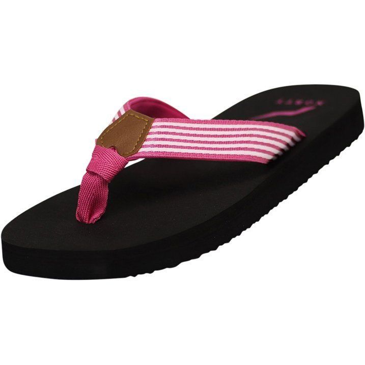 Other Norty Pink & White Striped Flip-Flops Size 10 Lightweight & Size US 10 / IT 40 - 1 Thumbnail