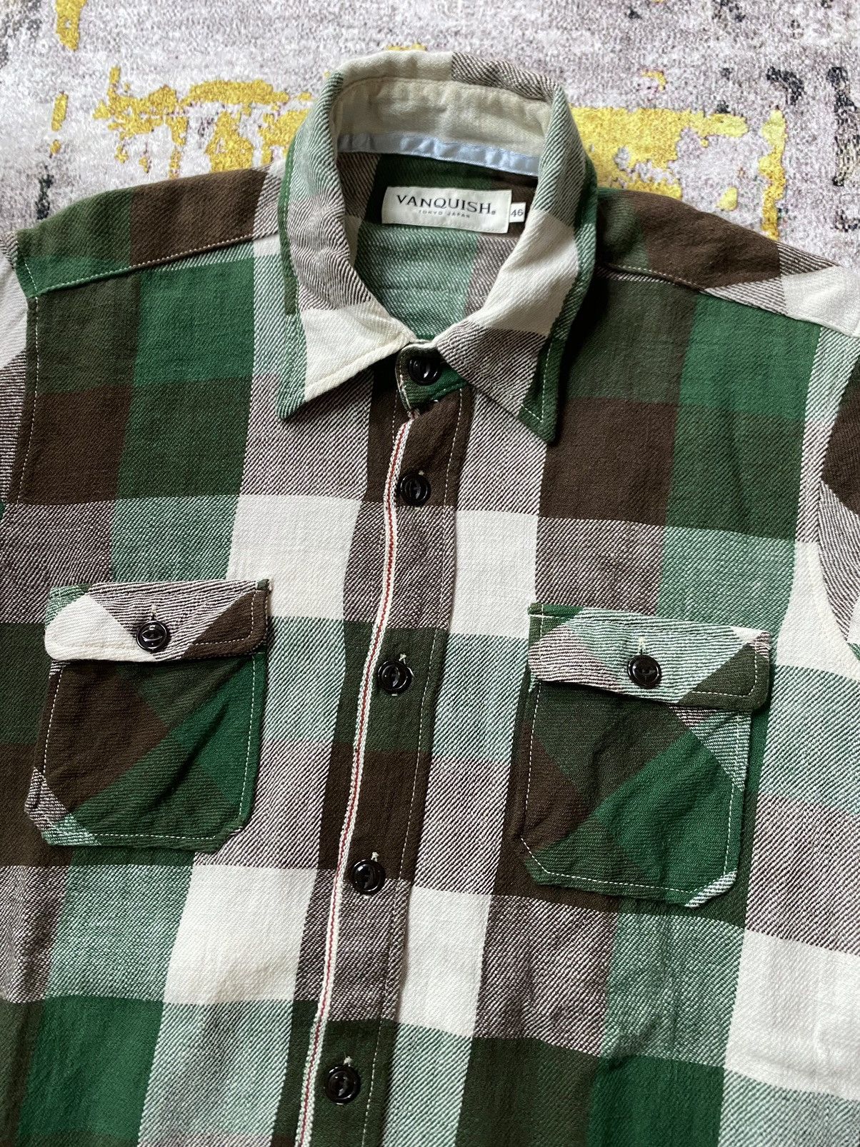 Japanese Brand × Vanquish Vanquish Plaid Button Up shirt Size US M / EU 48-50 / 2 - 2 Thumbnail