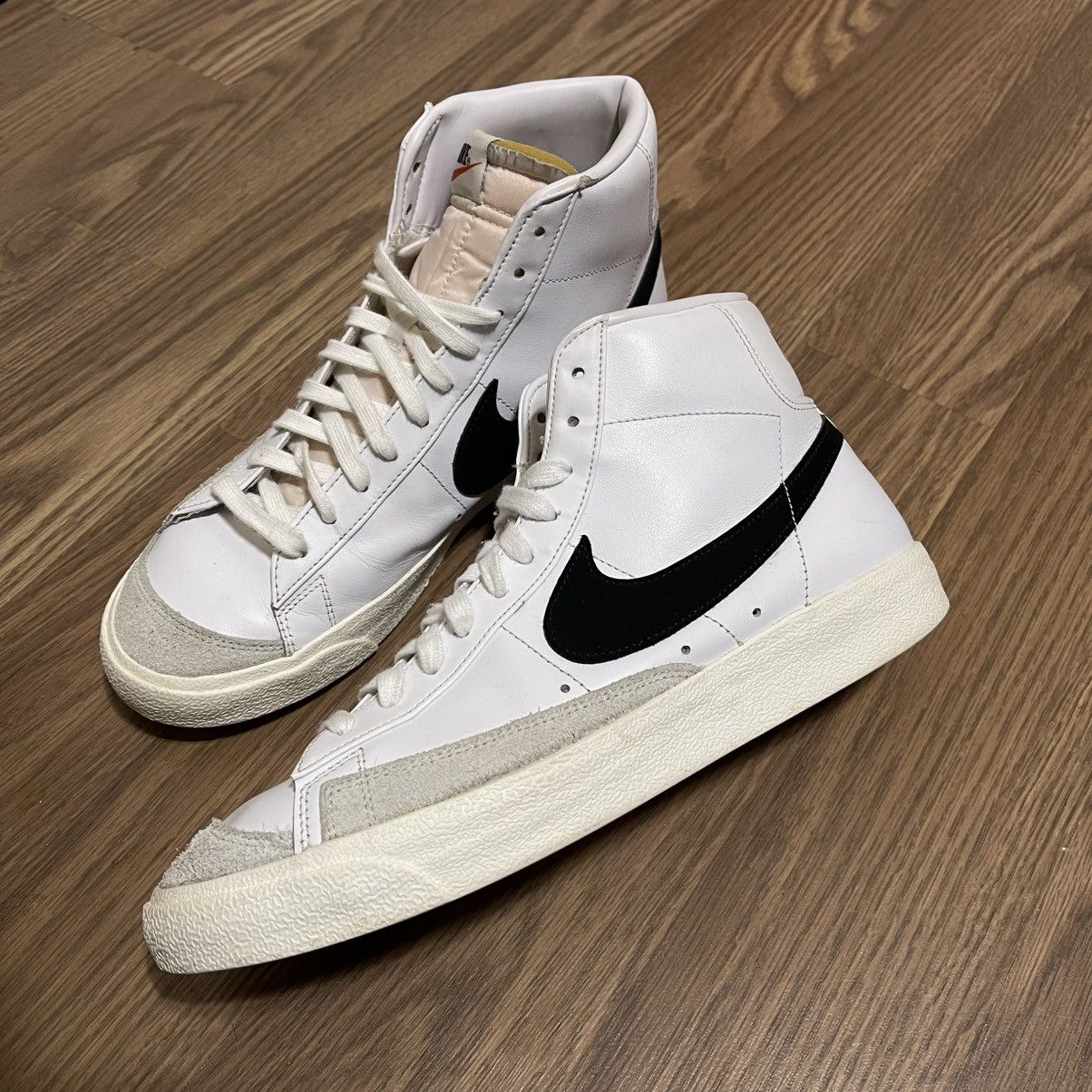 Nike Nike Blazer Mid '77 Premium Vintage White Black Size US 11 / EU 44 - 2 Thumbnail