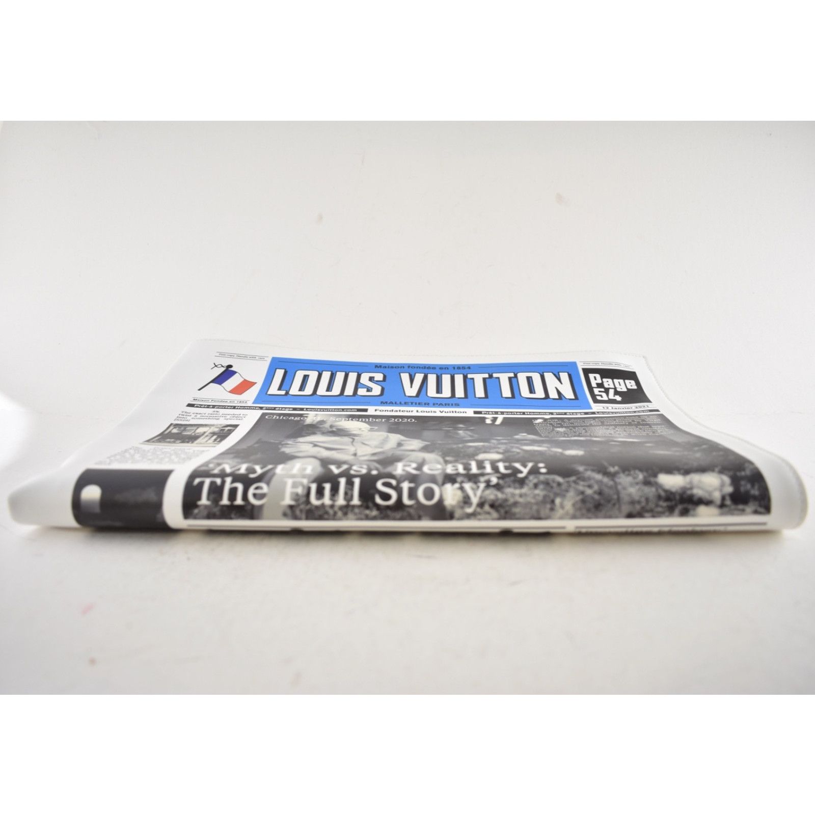 Louis Vuitton Newspaper Pouch Leather Tourist Purist Virgil Clutch Bag Size ONE SIZE - 8 Thumbnail