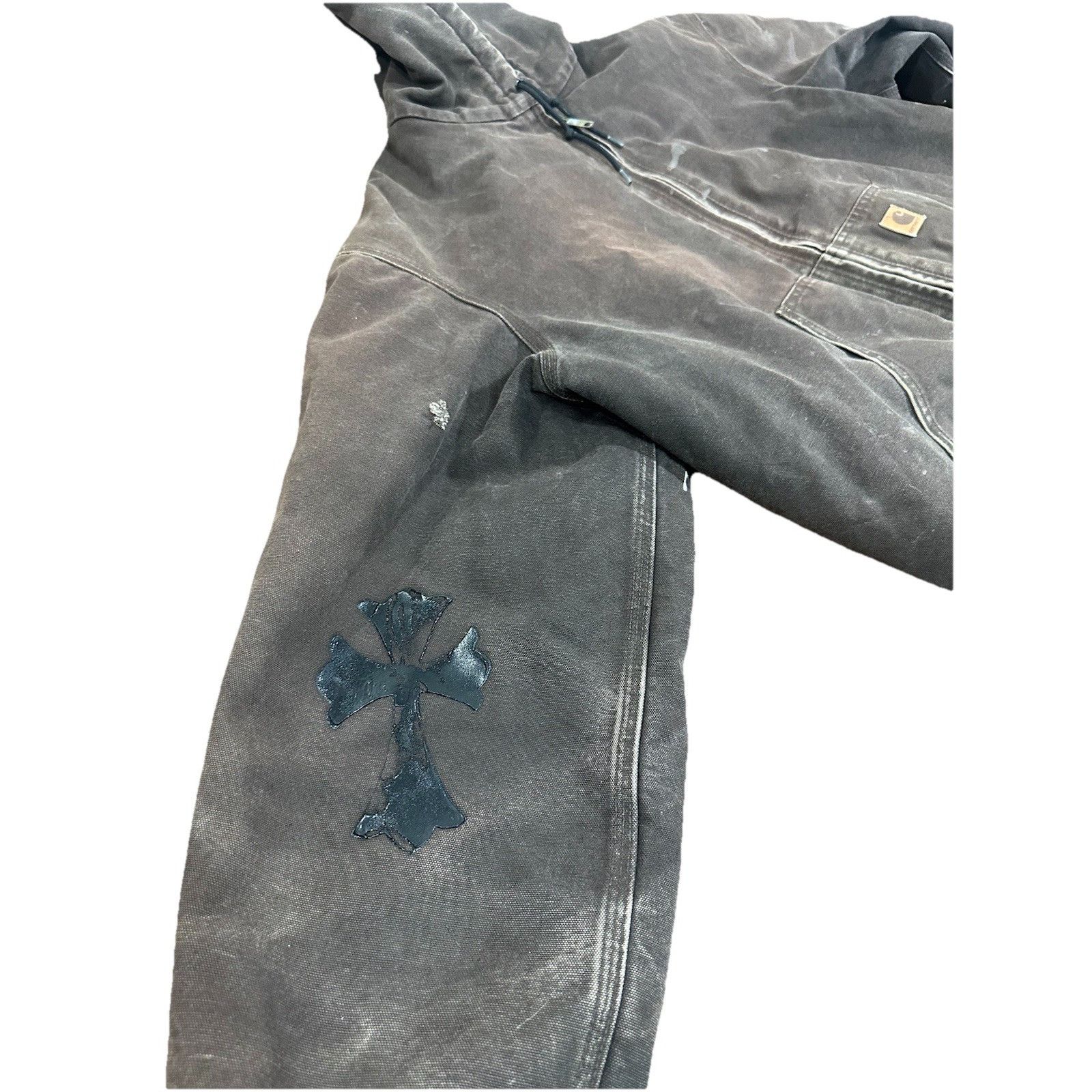Carhartt Vintage Carhartt Jacket J130 LBR Zip Hooded Jacket Mens Larg Size US XXL / EU 58 / 5 - 3 Thumbnail