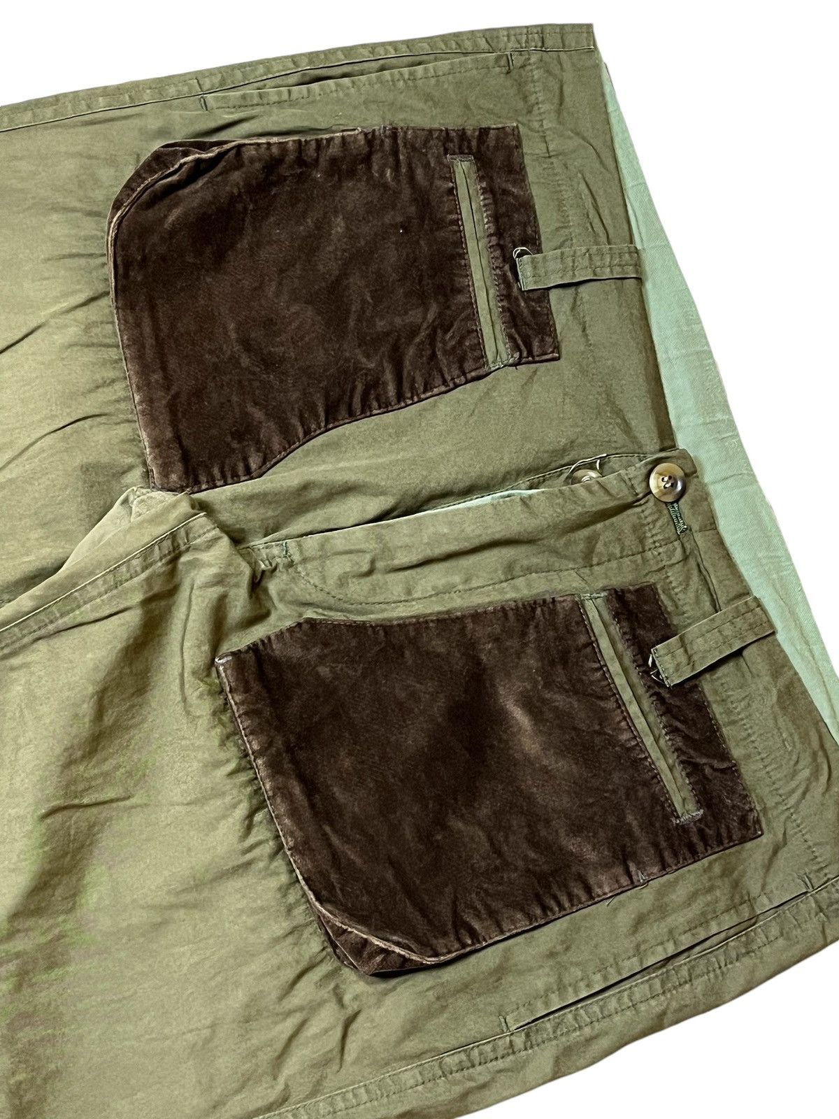 Japanese Brand SICK🔥JAPANESE BRAND WOOD DOWN MULTIPOCKET BONDAGE PANTS Size US 34 / EU 50 - 4 Thumbnail