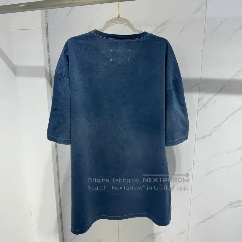 Other Maison Margiela Blue old logo short sleeves Size US S / EU 44-46 / 1 - 2 Thumbnail