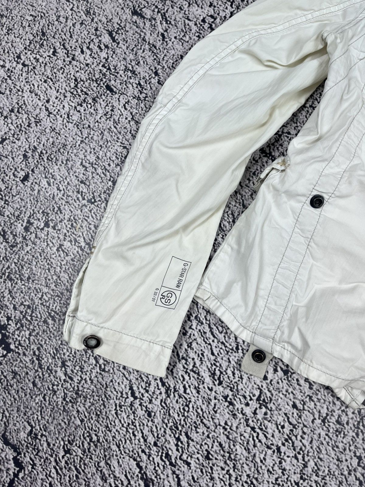 G-Star Vintage 90s G Star Raw Biker Motorcycle Jacket Overshirt Size S / US 4 / IT 40 - 7 Thumbnail