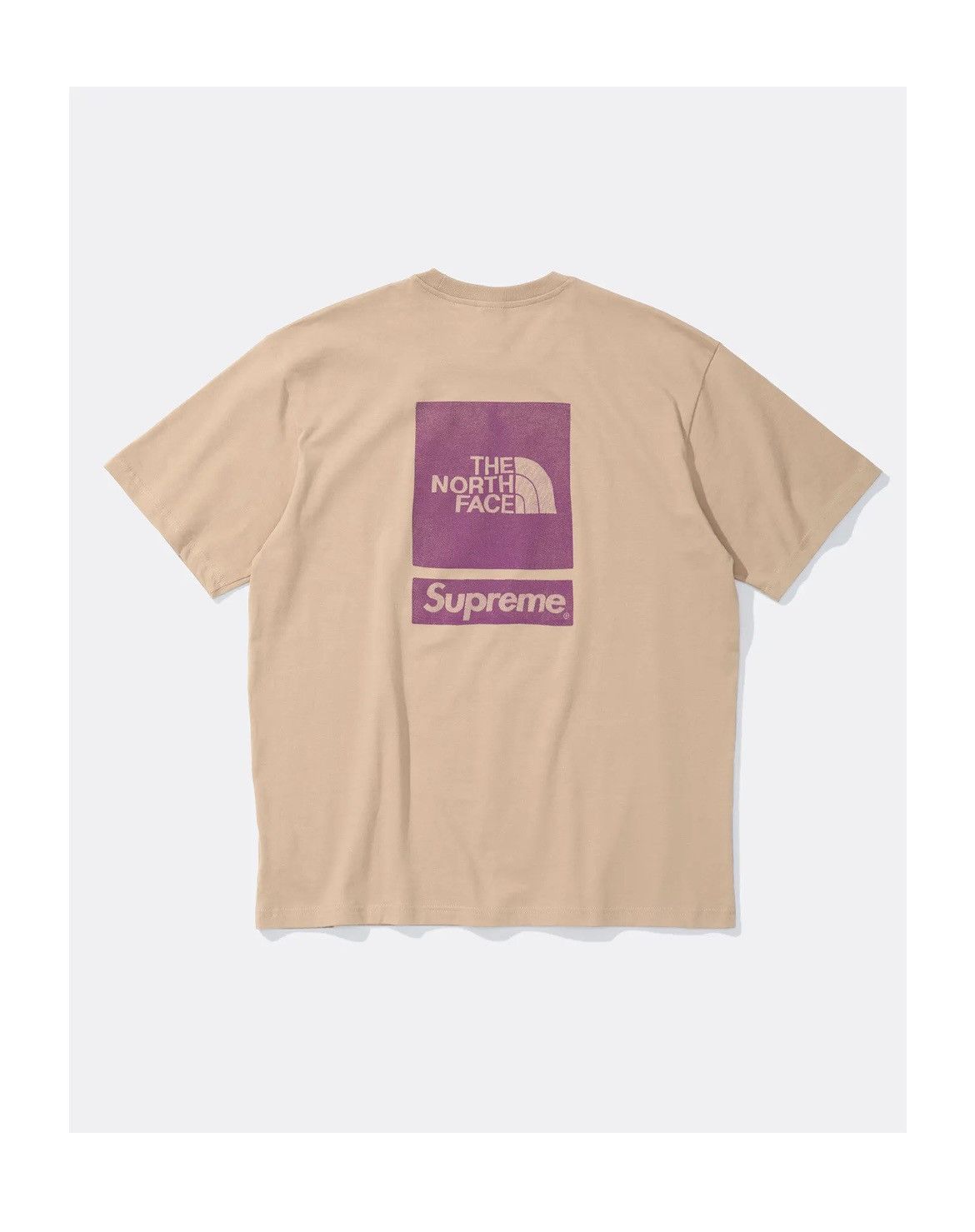 Image of Supreme The North Face Tee in Khaki, Men's (Size XL)