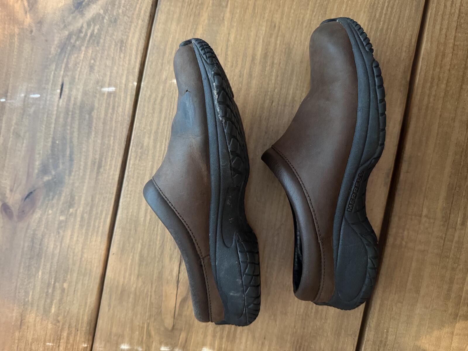 Merrell Merrell Brown Slip-On Clog Shoes Size US 7.5 / IT 37.5 - 6 Thumbnail