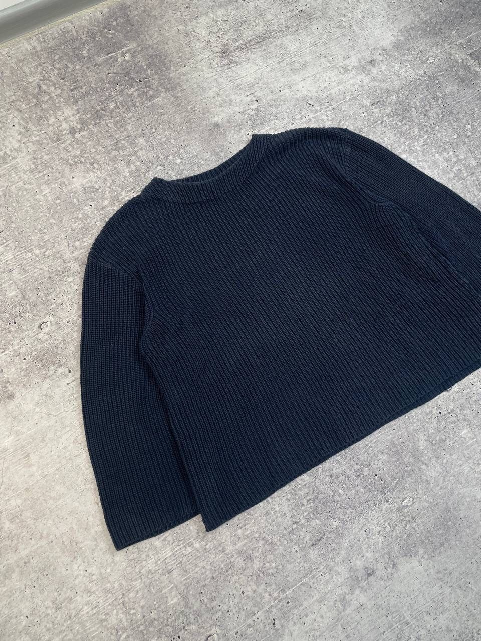Norse Projects Norse Projects Baggy Cropped Heavy Cotton Knit Sweater Y2K Size US L / EU 52-54 / 3 - 2 Thumbnail